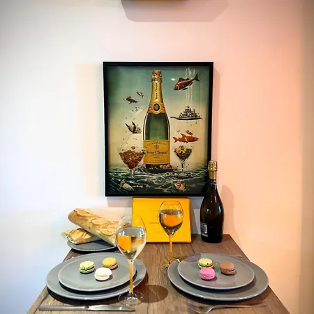 公寓 L'ecrin De Clicquot, Cosy Au Coeur D'epernay